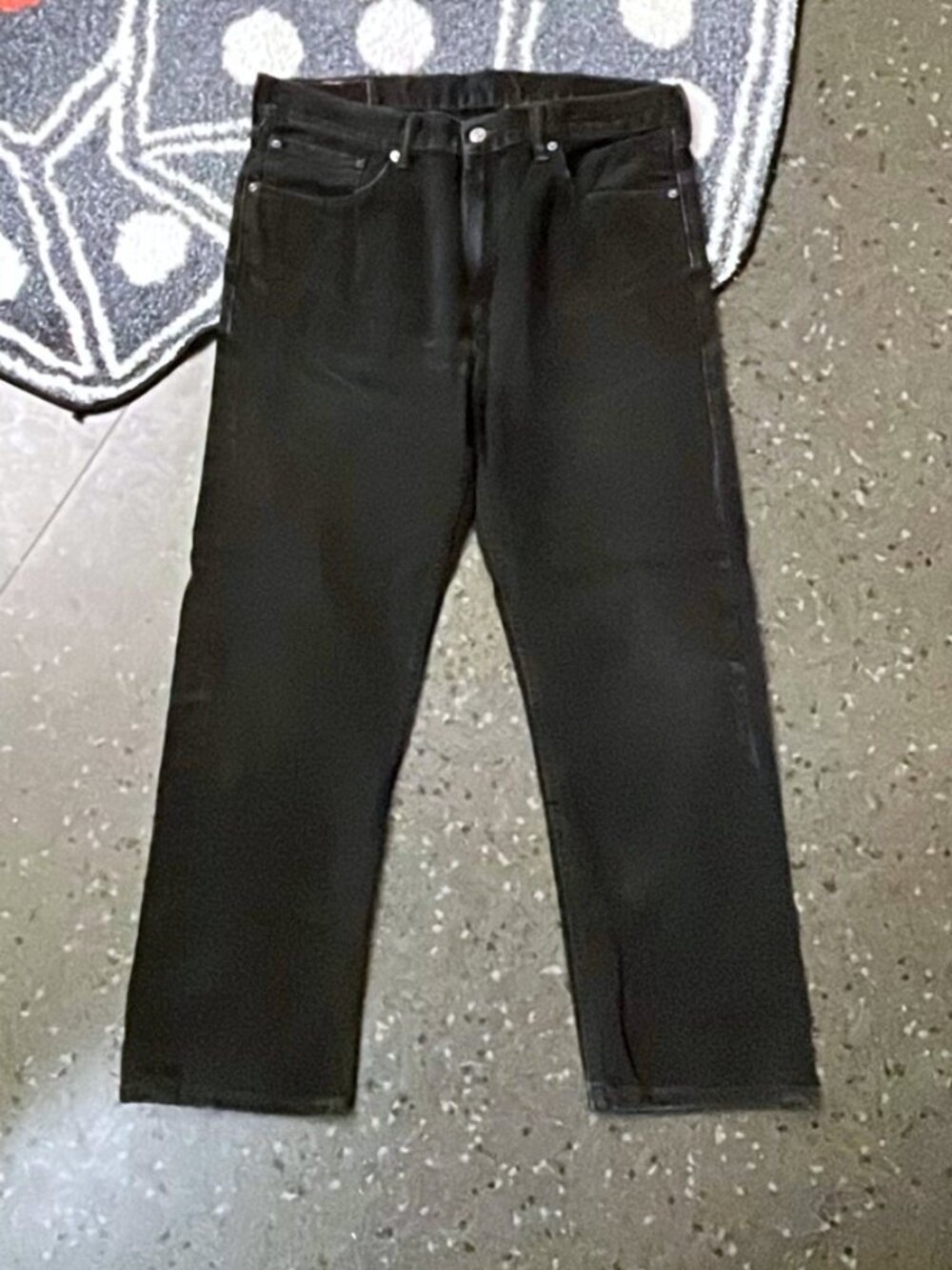 Vintage Levi's 501 Black Denim Jeans 36x30